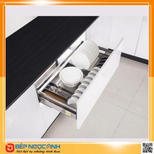 Giá bát đĩa inox hộp gắn cánh EU132750 – Eurogold