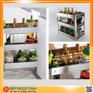 Giá dao thớt chai lọ inox hộp EU1040 – Eurogold