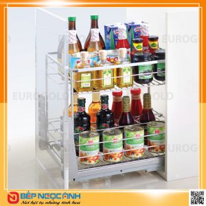 Giá gia vị ERO2035B2 inox nan vuông – Eurogold