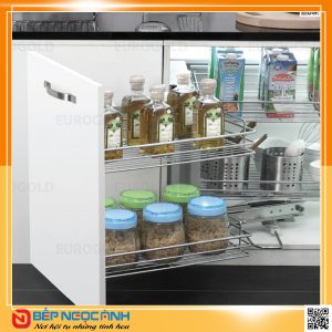 Giá liên hoàn nan inox 304 ray giảm chấn EPS101 (trái) – Eurogold