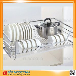 Giá xoong nồi,bát đĩa inox 304 nan dẹt EP70 – Eurogold
