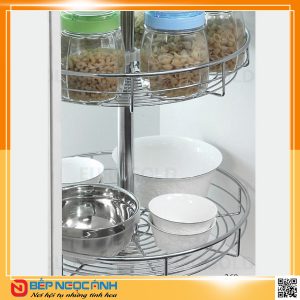 Mâm xoay inox nan mở toàn phần – 360º TR360F – Eurogold