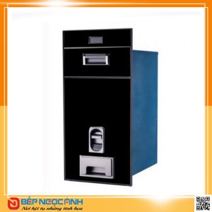 Thùng gạo mặt gương màu đen điện tử B311 – Eurogold