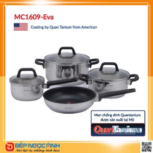 BỘ NỒI INOX EUROSUN MC1609-Eva