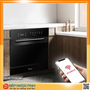 Texgio Dishwasher TGWF68GB – 8 Bộ Kết Nối Wifi, Sấy Khí Nóng