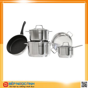 Bộ nồi chảo Inox cao cấp MUTLICH MG255I