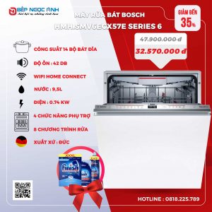 MÁY RỬA BÁT BOSCH HMH.SMV6ECX57E SERIES 6