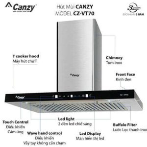 MÁY HÚT MÙI CANZY CZ VT70
